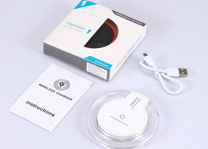 USB C Port ABS Transparent ABS 5W QI Wireless Charging Pad