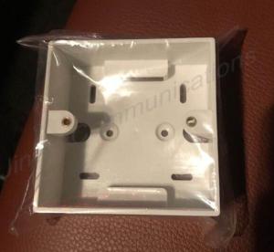 Wholesale 80mm 40mm Network Faceplate German Type 2 Port Faceplate from china suppliers