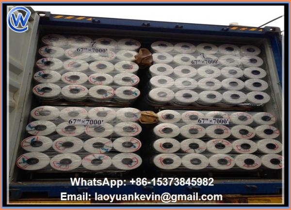 Hot Selling 100% HDPE 8.33gsm 1.62 x 2134m Straw hay bale net wrap with high quality