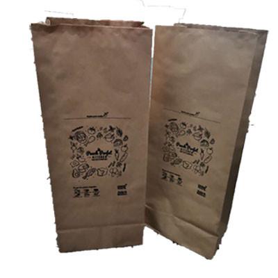 Brown Biodegradable Square Bottom Multiwall Bags
