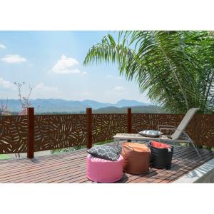 Wholesale Custom Outdoor Aluminum Privacy Fence Panel Laser Cut Heat Insulation from china suppliers