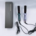 Daily Styling Electric Straightening Brush With Light Voltage For Natural Shiny