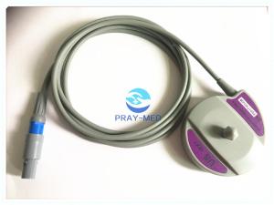Wholesale Edan F3 Fetal Monitor Transducer US Probe 4 Pin Connector 40 Degree 2m Length from china suppliers