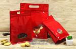 chocolate food packaging custom square bottom aluminum foil zipper pouch bag