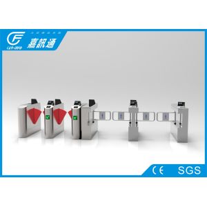 Wholesale Card Reader Mechanical Turnstile , Two - Way Pedestrian Turnstile Gate Systems from china suppliers