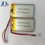 1C Ultra Thin LiPo Battery 3.7V 600mAh 403048 Lithium Polymer Battery