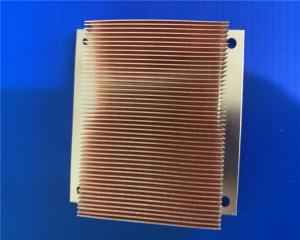 Wholesale Customized Liquid Metal Heat Sink , ISO9001 80 Gram Skived Heat Sinks from china suppliers