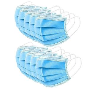 Wholesale 3 Ply Non Woven Disposable Earloop Face Mask With High BFE / PFE from china suppliers
