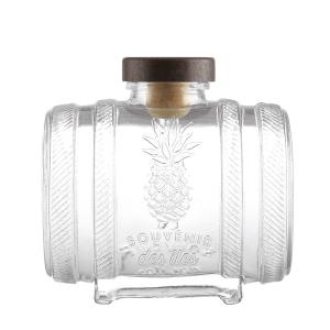 Wholesale 1000ml Borosilicate Glass Hand Mouth Blown Glass Barrel for Vodka Featuring Spray Cap from china suppliers