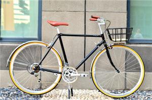Wholesale Cheap manufacturer price colorful hi-ten steel 26/28 size elegant retro lady bike with basket for sale made in China from china suppliers