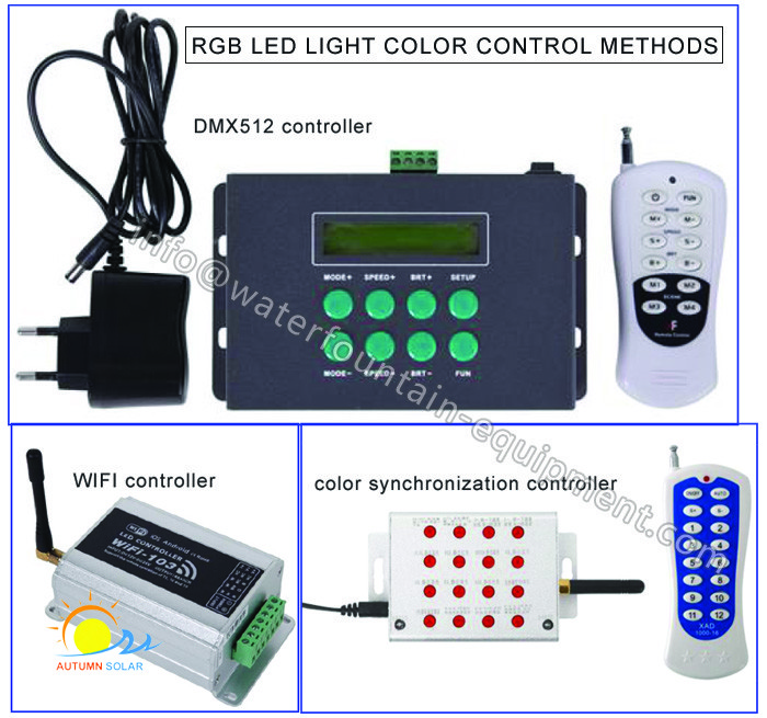 18W LED Submersible Lights Central Hole , Submersible Pond Light Stainless Steel