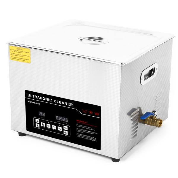 15L Dual Frequency Ultrasonic Cleaner SUS 304 Tank 360W Power 20-80.C Temperatur