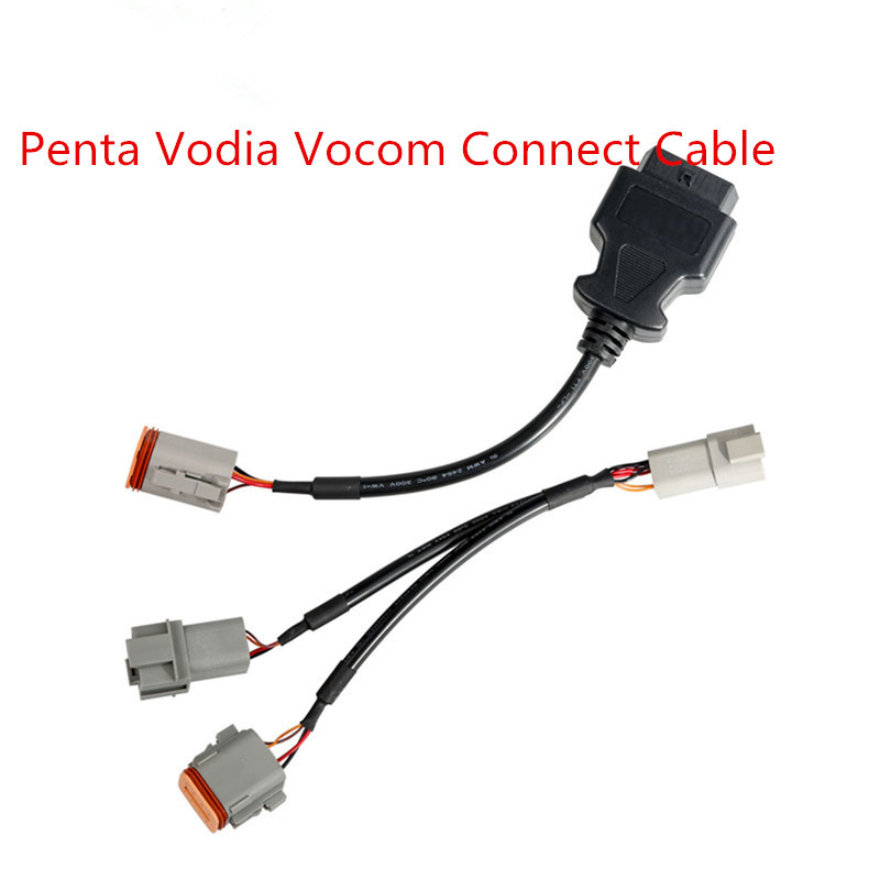 30CM Length 8 Pin VOLVO Vodia5 Truck Diagnostic Cables