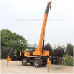 Telescopic Boom Lifting Homemade Chassis Truck Crane 12 Ton With Hydraulic Pump
