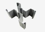 Plastic UPVC Pvc Sheet Piling For Seawalls Civil Construction Grey Color