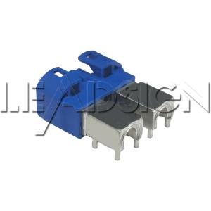 Wholesale 2X4Pin Blue C Code HSD PCB Connector for In-Vehicle Communication from china suppliers
