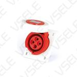 16A 3P 4P 5P Industrial Plug And Socket / Yellow Red Blue Industrial Plug