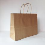 Wholesale brwon craft paper bags for garment 5 sizes available/ Custom welcome