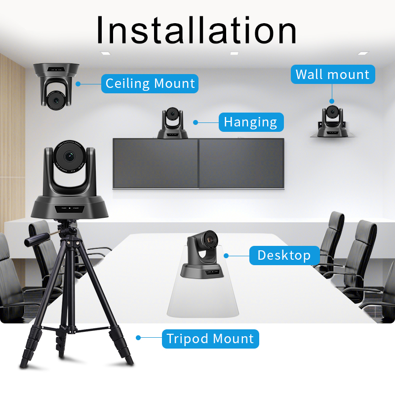 TONGVEO NV1080 FHD H.264 1080P USB 2.0 PTZ Camera For Medical Business