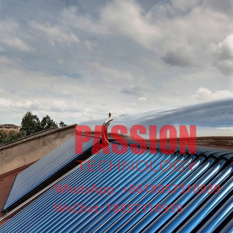 SS304 Compact Pressure Solar Water Heater SS316 Enamel Inner Tank Solar Heating