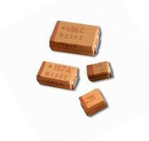 Wholesale 2200uF 2.5V Tantalum Electrolytic Capacitor V CASE Wide Temperature Range from china suppliers