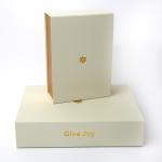 PDF Foldable Magnetic Gift Box Gold Foil Logo Garment Shoes Packaging