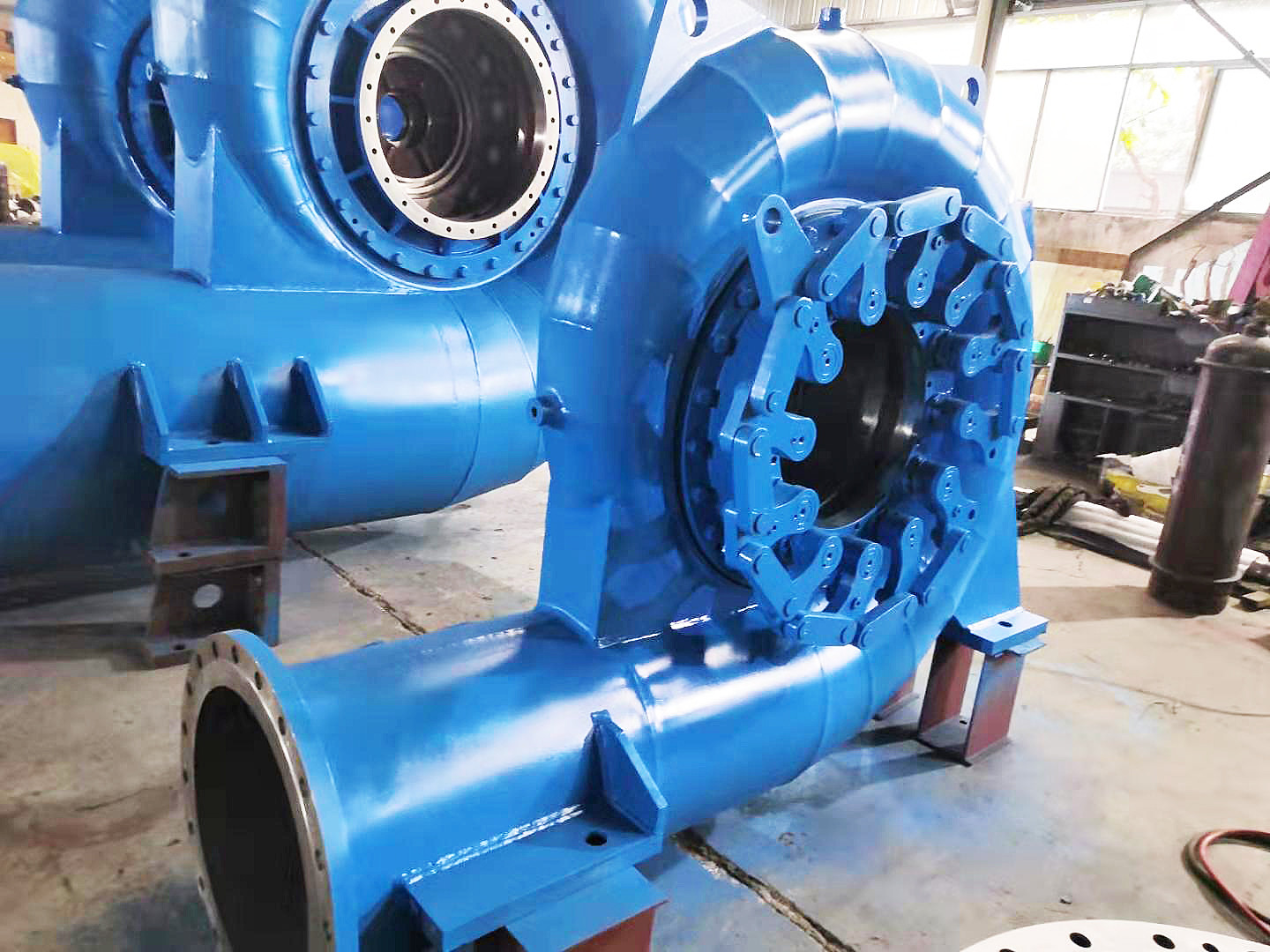 450-1000rpm High Head Water Turbine with 200kw-20mw Capacity Stainless Steel Runner