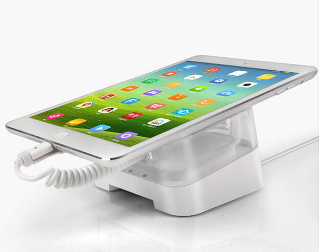 COMER Universal Security Display Stand for Tablets with alarm display for phone shops