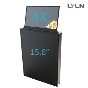 Wholesale Motorized Retractable Monitor 15.6'' 4K Screen Resolution Ratio 3840×2160 from china suppliers