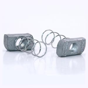 Wholesale Hot Dip Galvanized Long Spring Channel Nuts 1/4&quot; Grade 2 from china suppliers