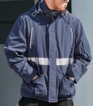 Oversized Mens Winter Work Coats With Hood Waterproof Wind Resistant