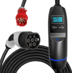 Wholesale 7kw Type 2 Portable EV Charger With 0.5mΩ Max Contact Impedance , Power Cable from china suppliers