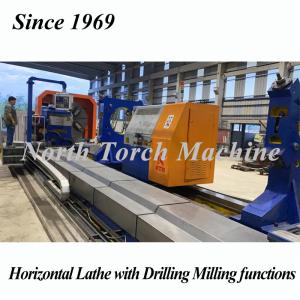 Wholesale Shipyard Shaft 40T Workpiece Horizontal Lathe Machine from china suppliers