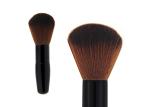 Silver Angled Contour Blush Brush , Multipurpose Powder Makeup Brush