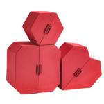 Custom cardboard packaging box wholesale valentines day gift heart shaped gift