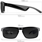 Sport Wireless Bluetooth Audio Sunglasses With Open Ear Headphones