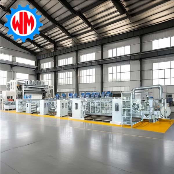 800pcss/Min Big Ring Waist Baby Pull Diaper Production Line Optional Intelligent