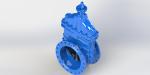 Resilient Seated Gate Valve FBE Coated / Non Rising Stem Available with