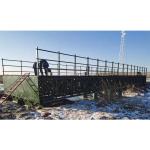 ASTM Q345b Steel Temporary Bailey Bridge Construction Army Military