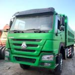 used dump truck HOWO tractor truck SINOTRK 371HP red yellow