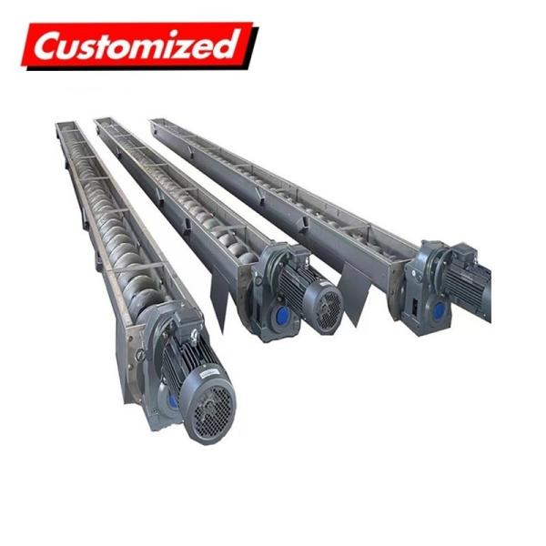 Industrial Stainless Steel Auger Shaftlesss Mall Screw Conveyor with OEM Custom