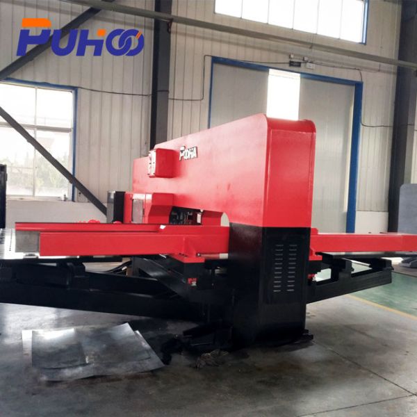 Red Color Cnc Punching Press Machine For Steel Plate , High Performance