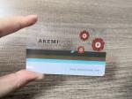 Transparent Plastic Business Cards Silkscreen Printing Size 85.6*54mm
