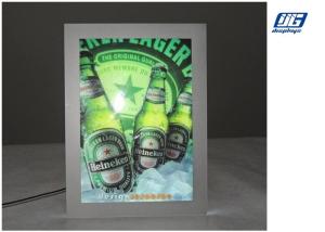 Wholesale A0 High Lighting Crystal Slim Light Box Magnetic Acrylic Sheet With Cover Panel from china suppliers
