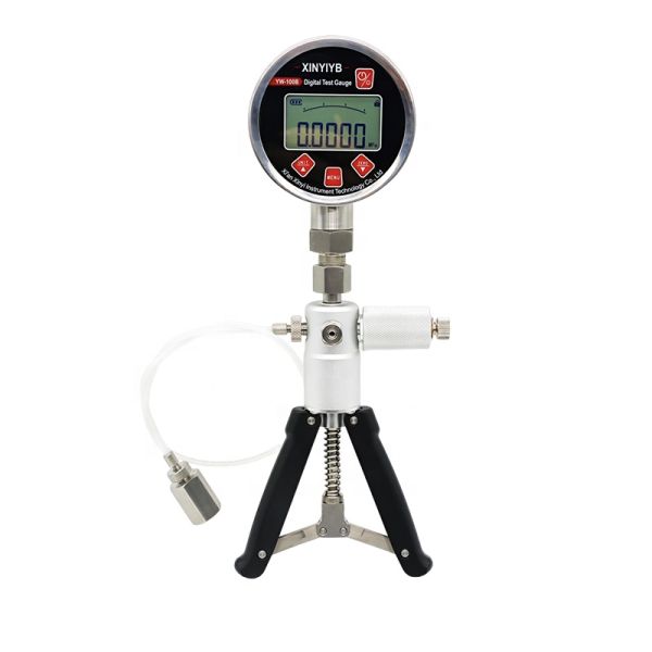 60 Bar Hand-Held High-Pressure Pneumatic Calibration Pump Clean Air Pressure Pump