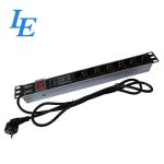 250VAC 19 Inch Server Rack PDU With C14 Inlet