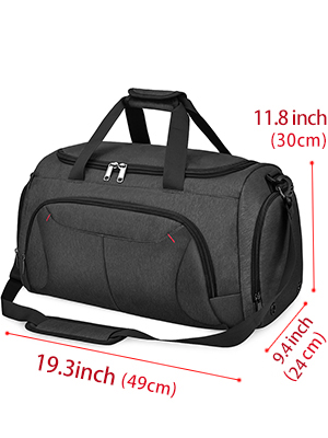 Duffle Large Waterproof Swimming Bags With Shoes Compartment Weekender Overnight Bag