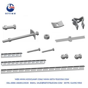 Wholesale Hot Dip Galvanized Cross-Arm Angle Bar 1090 X 40 X 40mm With 15 Holes from china suppliers