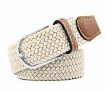 Extra Long 3.3cm Stretch Woven Belt Elastic Mens 120cm Pin Buckle