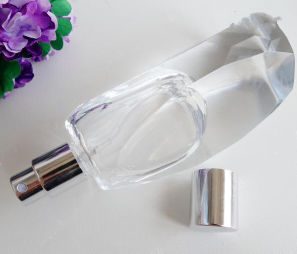 perfume bottle 50-170ml recycled glass bottles black blue red pink green cap